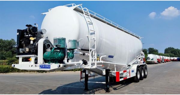 45cbm Dry Bulk Tanker Trailer Price - 15900 USD