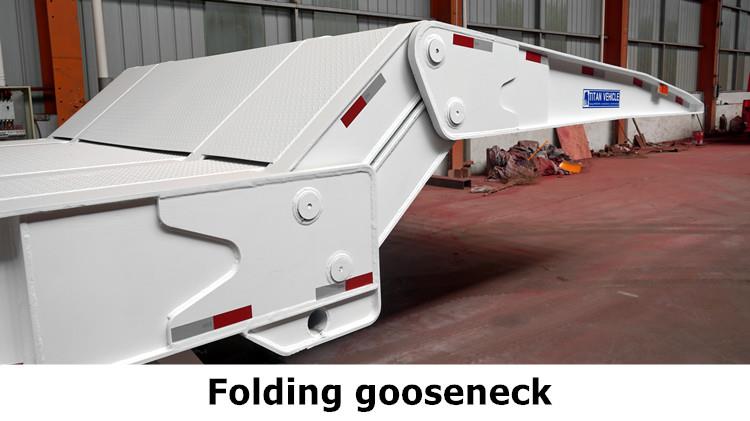 Folding Gooseneck Trailer | Folding Neck Lowboy Trailers for Sale
