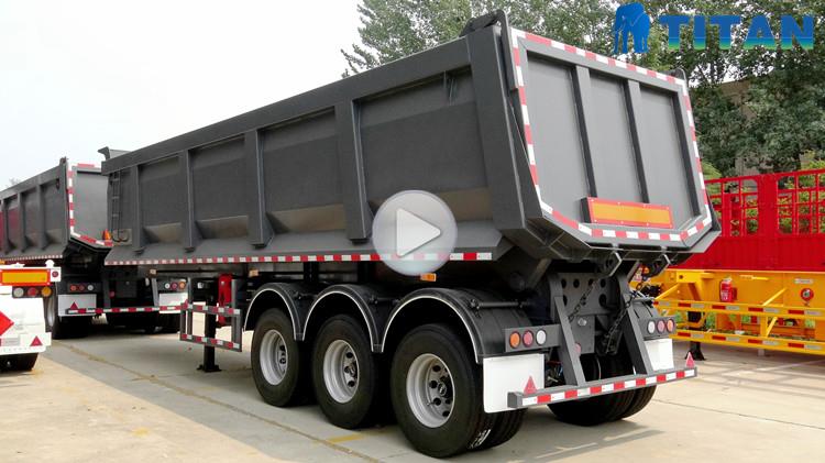 3 Axle Semi Tipper Trailer for Sale Manufacturers