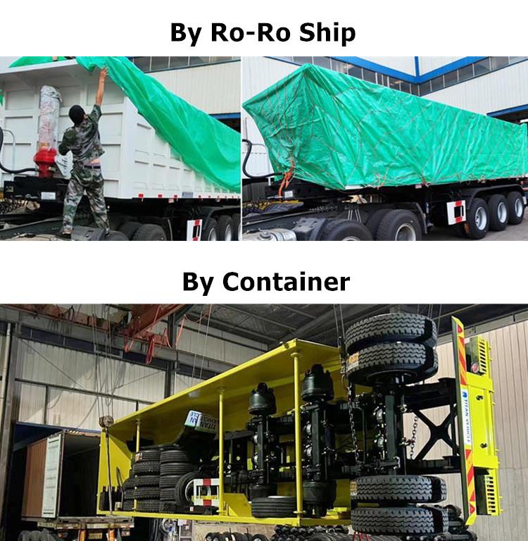 3 Axle Semi Tipper Trailer for Sale Manufacturers