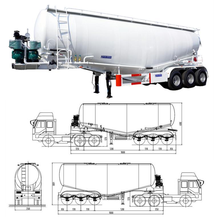 Dry Bulk Tanker Trailer for Sale Manufacturers