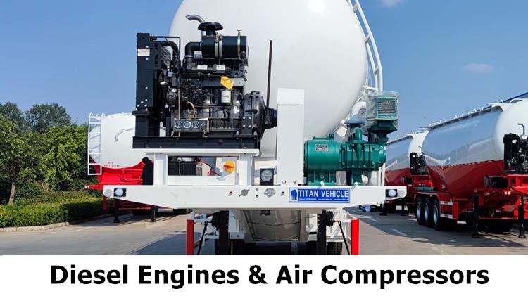 Dry Bulk Tanker Trailer for Sale Manufacturers