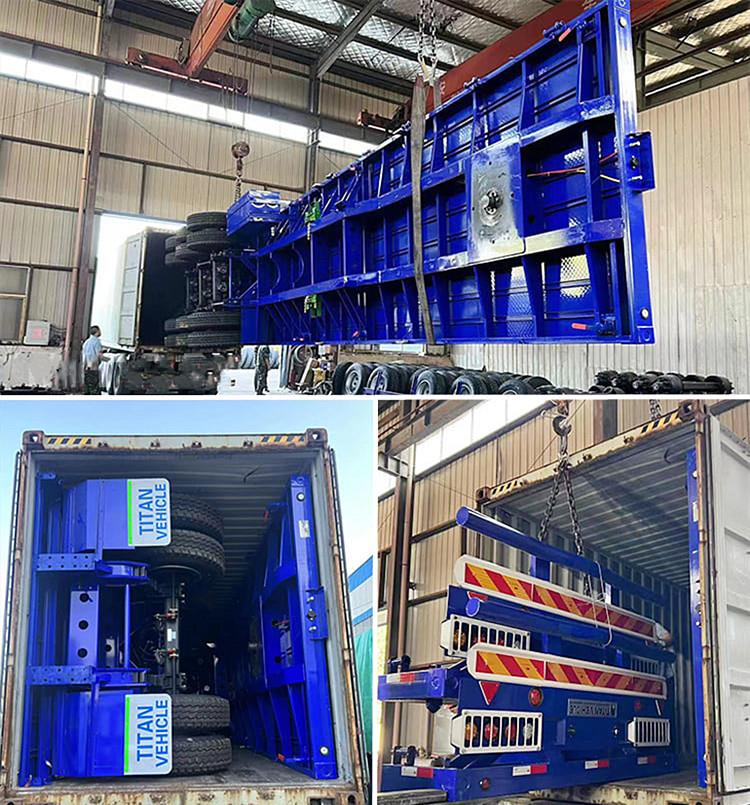 3 Axle 40 Foot Flatbed Semi Trailer for Sale Manufacturers