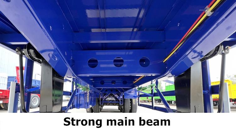 3 Axle 40 Foot Flatbed Semi Trailer for Sale Manufacturers