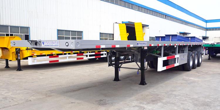 How Much Does a Flatbed Trailer Cost 3 Axle Semi Truck Flatbed Trailer for Sale (1)