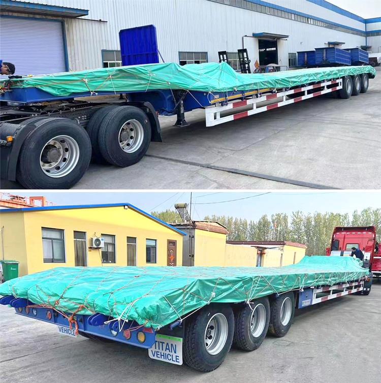 Tri Axle Semi Low Loader Trailer for Sale | Low Loader Truck Price
