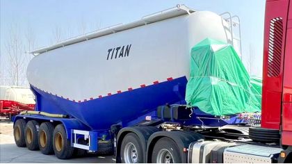 4 Axle 45 cbm Bulk Cement Tanker