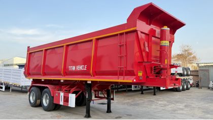 2 Axle 30T Semi Dump Trailer
