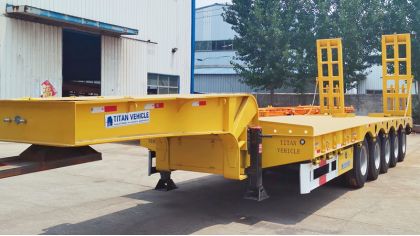 5 Axle Low Bed Truck Trailer