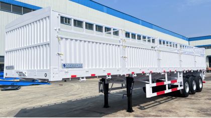 60 Ton Fence Cargo Truck Trailer