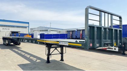 24M Extendable Flatbed Trailer