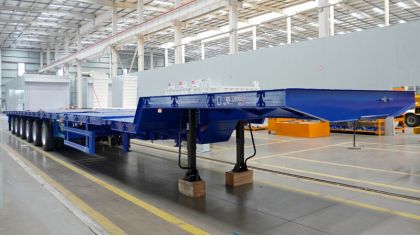 6 Axle Telescopic Blade Trailer